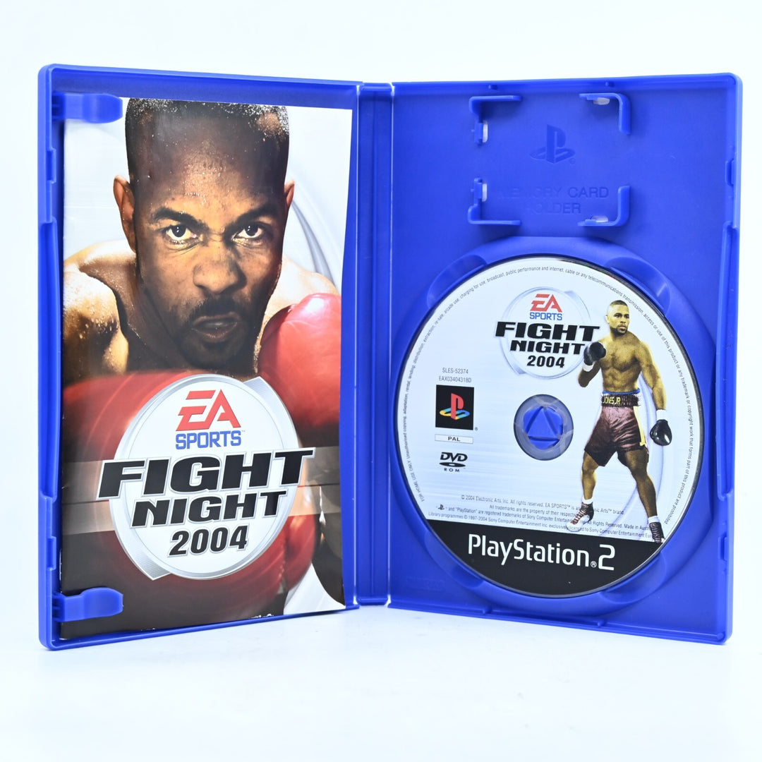 Fight Night 2004 - Sony Playstation 2 / PS2 Game + Manual - PAL - MINT DISC!