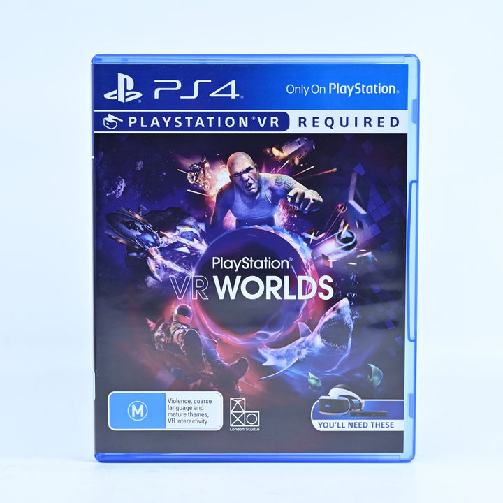 PlayStation VR Worlds - Sony Playstation 4 / PS4 Game - MINT DISC - FREE POST!