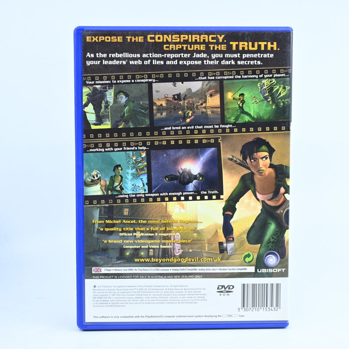 Beyond Good & Evil - Sony Playstation 2 / PS2 Game + Manual - PAL - MINT DISC!