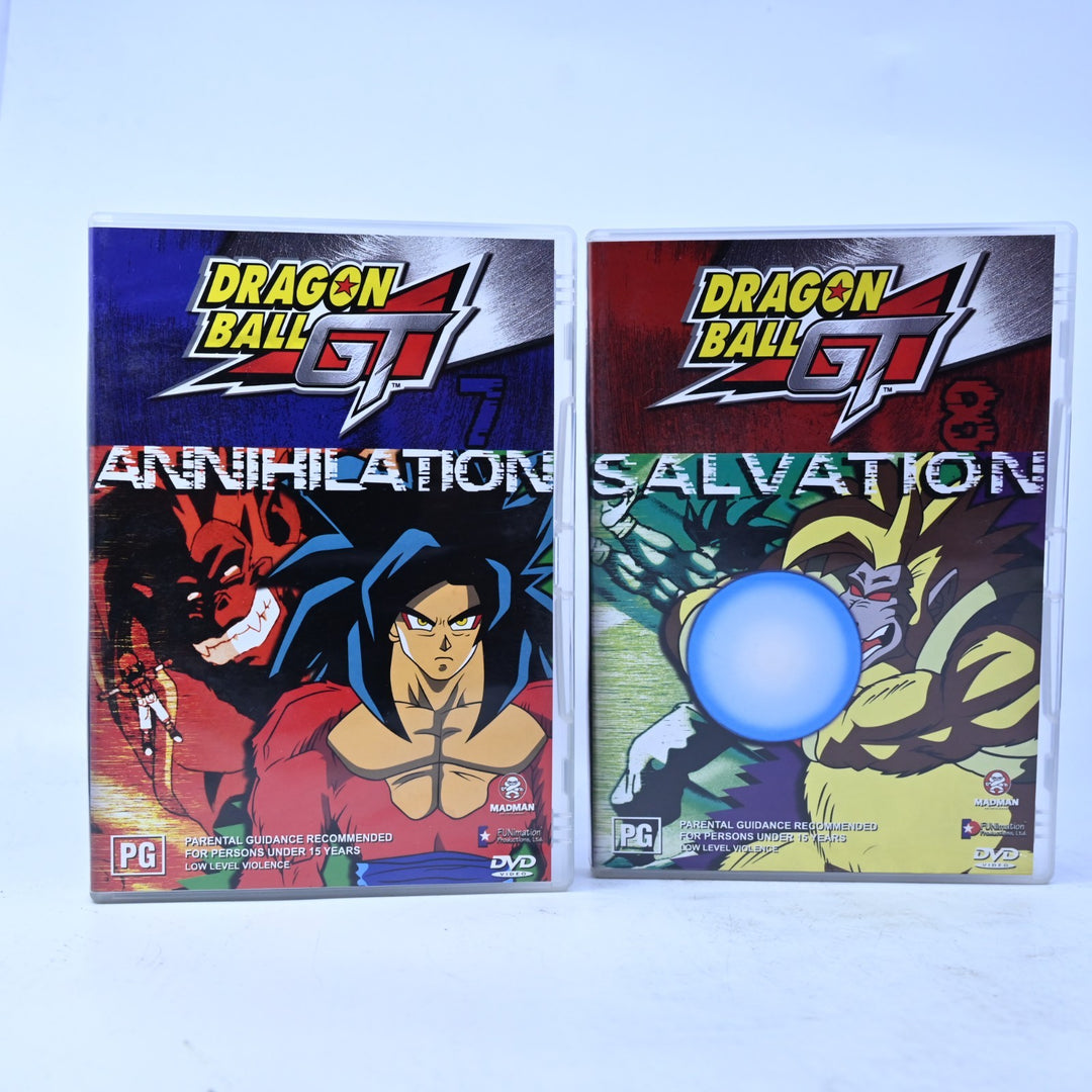 Dragon Ball GT - Vol 7 &amp; 8 - Annihilation &amp; Salvation - Region 4 - Anime DVD