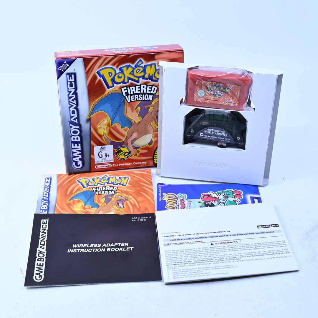 Pokemon FireRed Version - Nintendo Gameboy Advance / GBA Boxed Game - AUS PAL