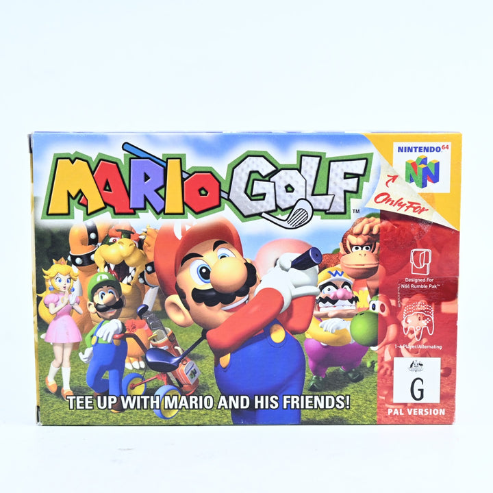 Mario Golf - N64 / Nintendo 64 Boxed Game - PAL - FREE POST!