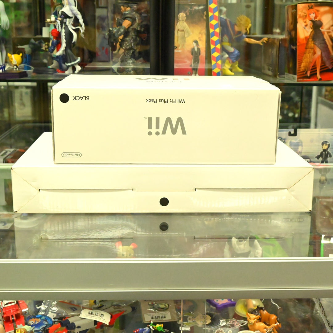 Black Wii Fit Plus Pack - Nintendo Wii Boxed Console - PAL - FREE POST!