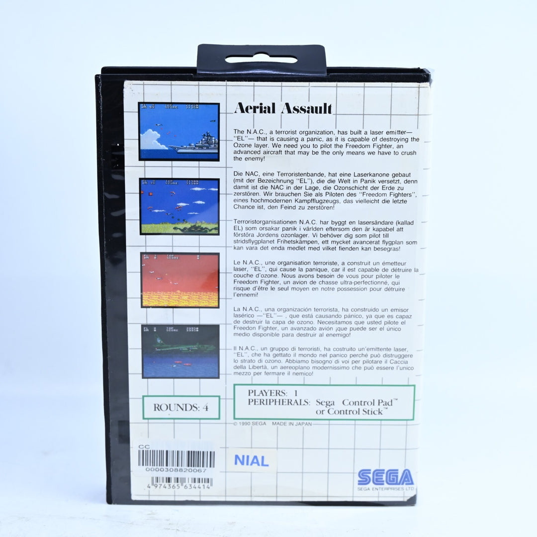 Aerial Assault - Sega Master System Game - No Manual - PAL - FREE POST!