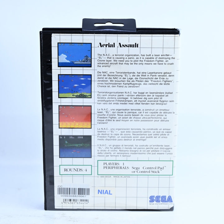 Aerial Assault - Sega Master System Game - No Manual - PAL - FREE POST!