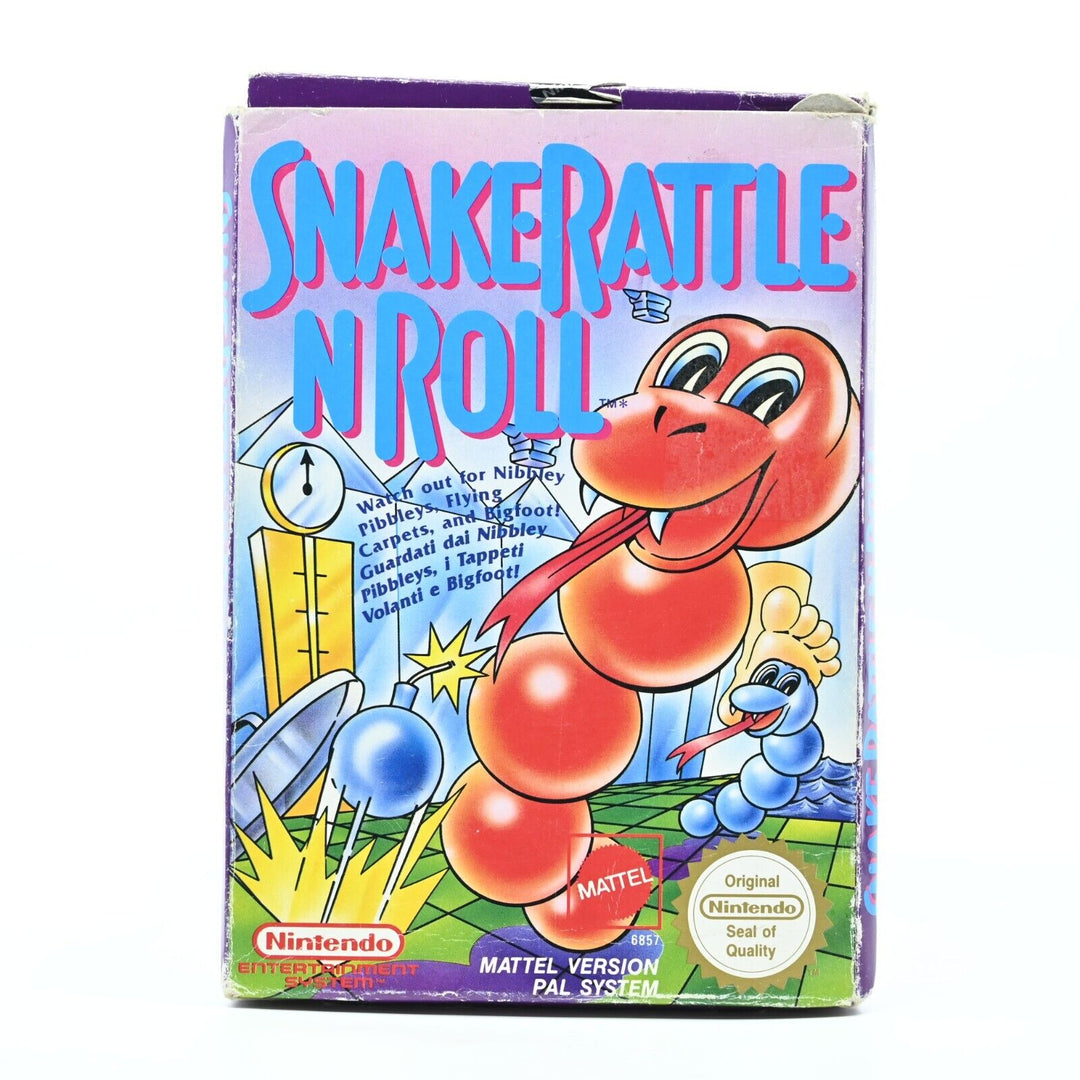 Snake Rattle N Roll - Nintendo Entertainment System / NES Boxed Game - PAL