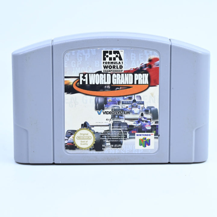 F-1 World Grand Prix - N64 / Nintendo 64 Game - PAL - FREE POST!