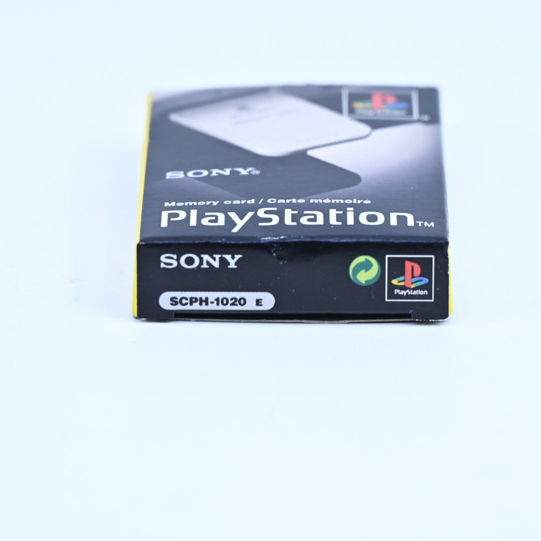 Boxed PS1 Memory Card - SCPH-1020E - Sony Playstation 1 PS1 Accessory FREE POST!