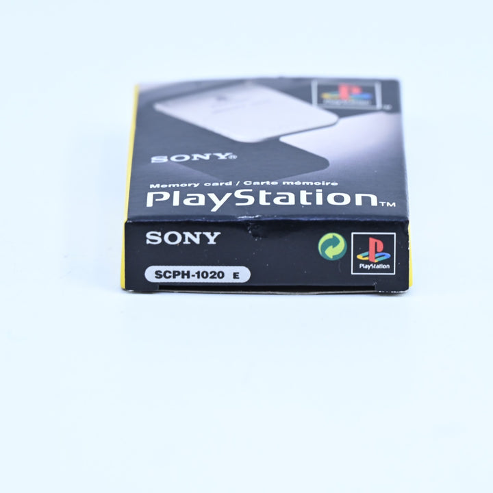 Boxed PS1 Memory Card - SCPH-1020E - Sony Playstation 1 PS1 Accessory FREE POST!