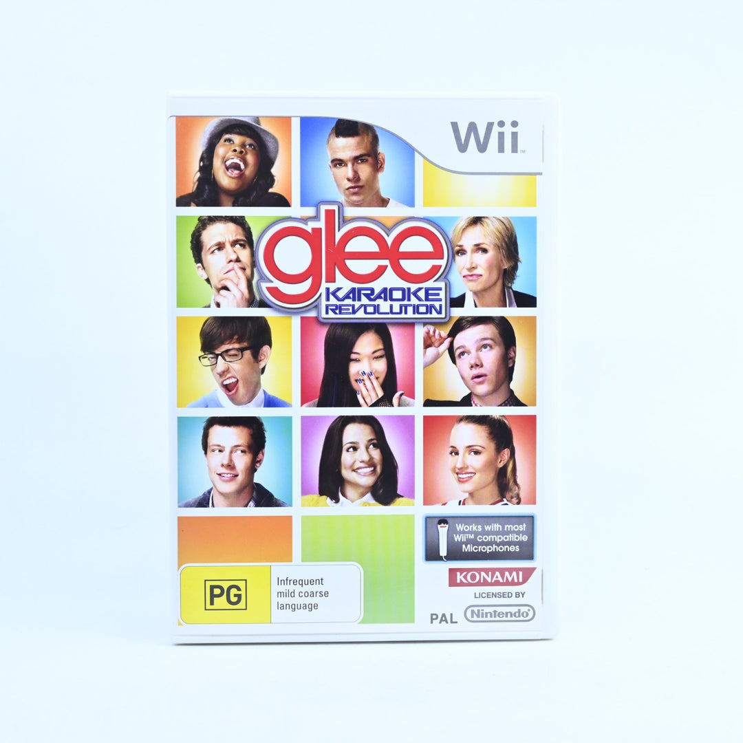 Karaoke Revolution: Glee - Nintendo Wii Game + Manual - MINT DISC!
