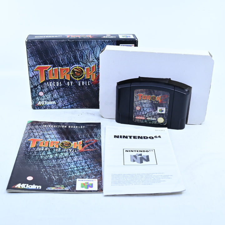 Turok 2: Seeds of Evil - N64 / Nintendo 64 Boxed Game - PAL - FREE POST!