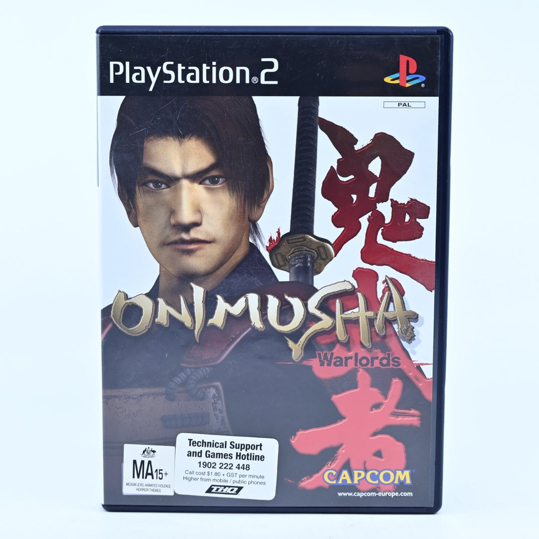 Onimusha: Warlords - Sony Playstation 2 / PS2 Game + Manual - PAL - MINT DISC!