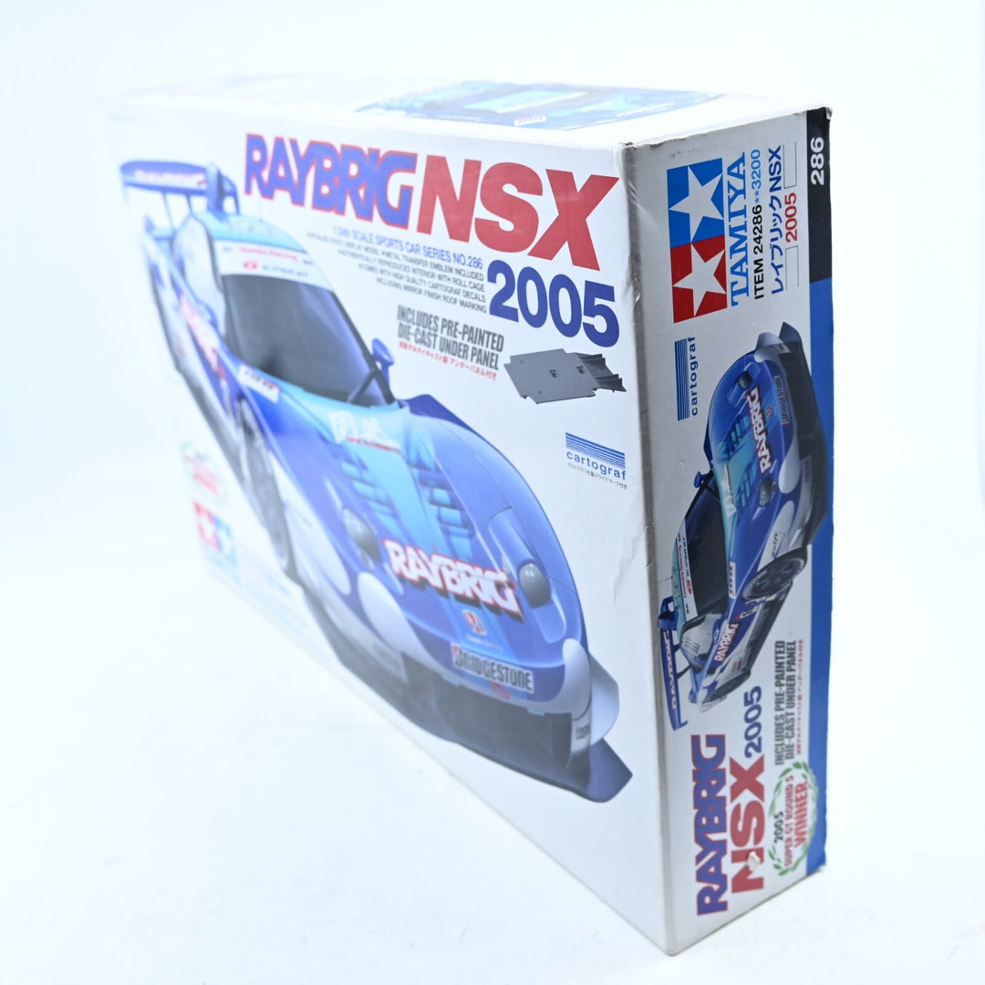 Tamiya 1/24 Scale Raybrig NSX 2005 Sports Car Series No.286 Model Kit - Toy