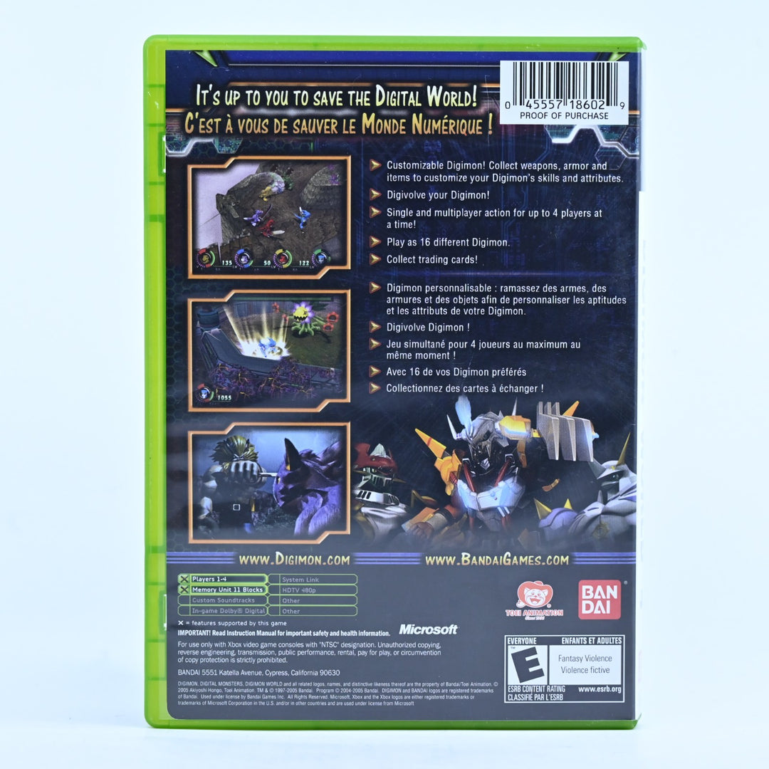 Digimon World 4 - Original Xbox Game + Manual - PAL - MINT DISC!
