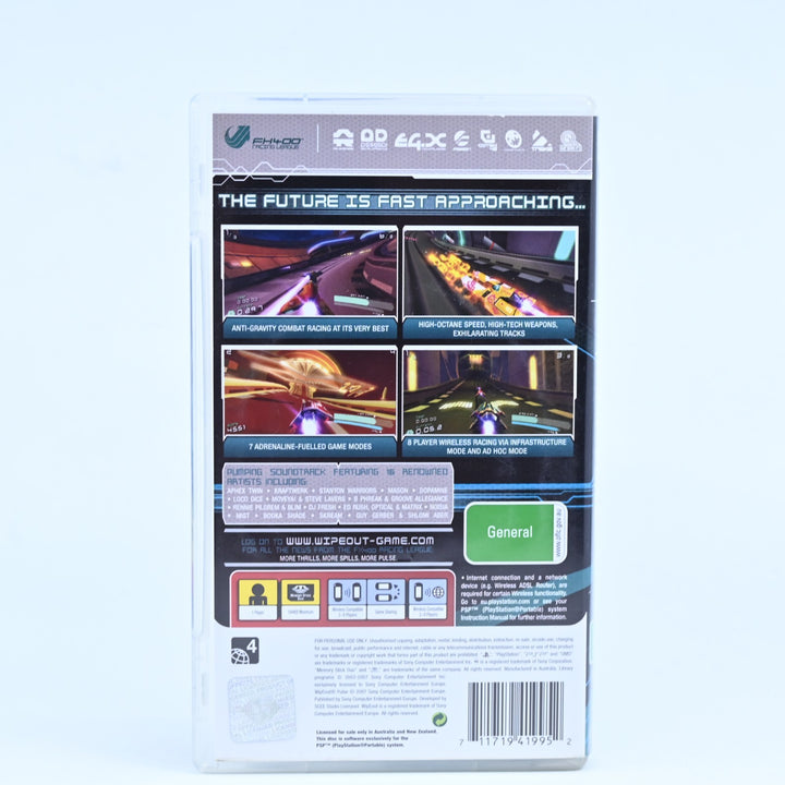 WipEout Pulse - Sony PSP Game + Manual - FREE POST!