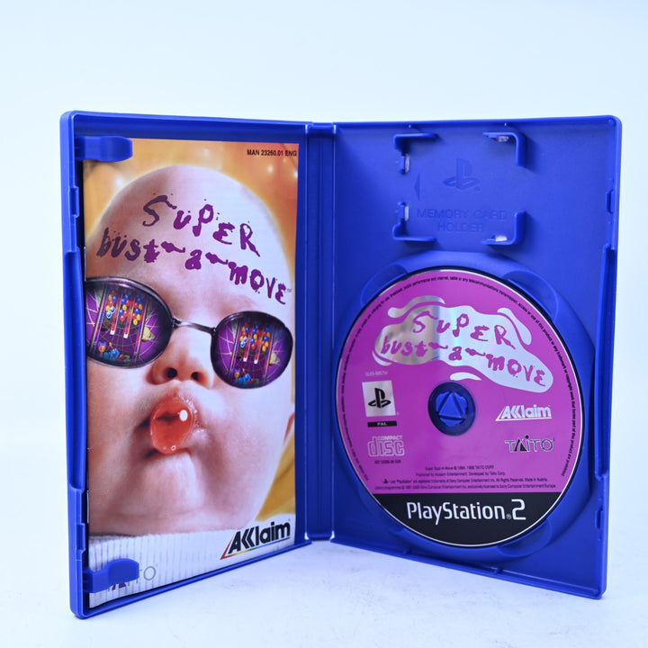 Super Bust A Move - Sony Playstation 2 / PS2 Game + Manual - PAL - MINT DISC!