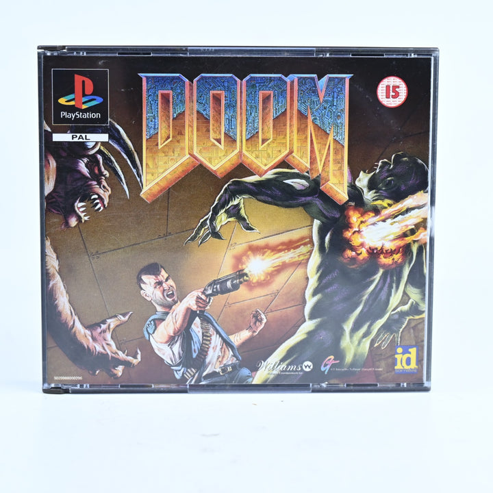 Doom - Sony Playstation 1 / PS1 Game + Manual - PAL - MINT DISC!