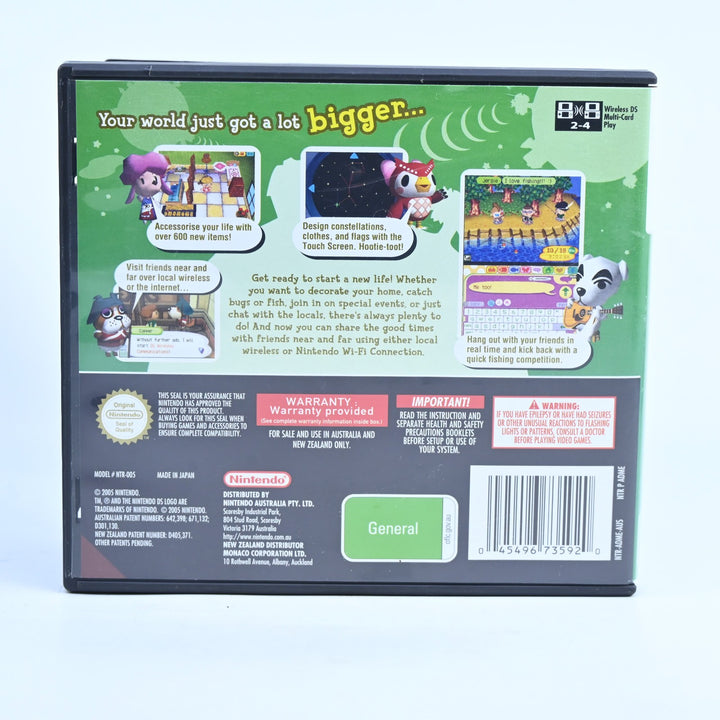 Animal Crossing Wild World - Nintendo DS Game - PAL + Manual