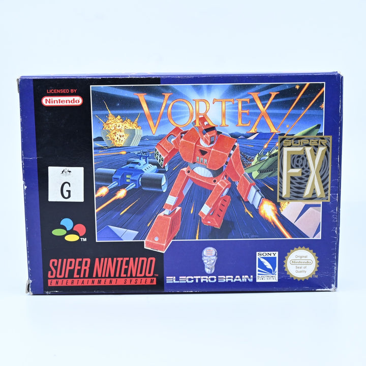 Vortex - Super Nintendo / SNES Boxed Game - PAL - FREE POST!
