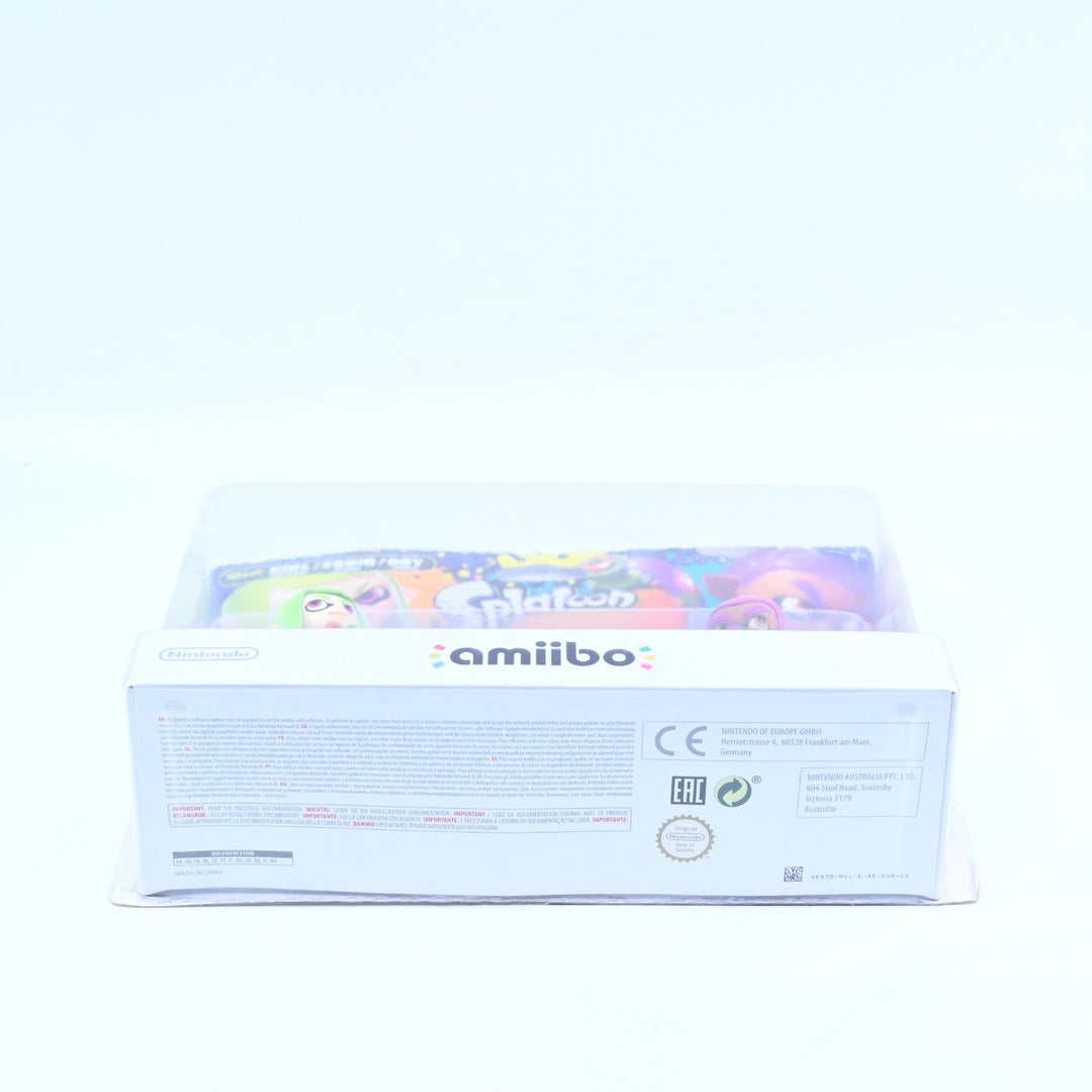 SEALED! - Inkling Girl/Squid/Boy Amiibo Set - Splatoon - Toy - FREE POST!