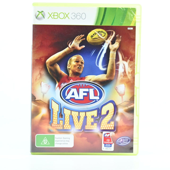 AFL Live 2 - Xbox 360 Game - PAL - MINT DISC!