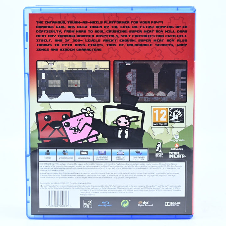 Super Meat Boy - Sony Playstation 4 / PS4 Game - FREE POST!