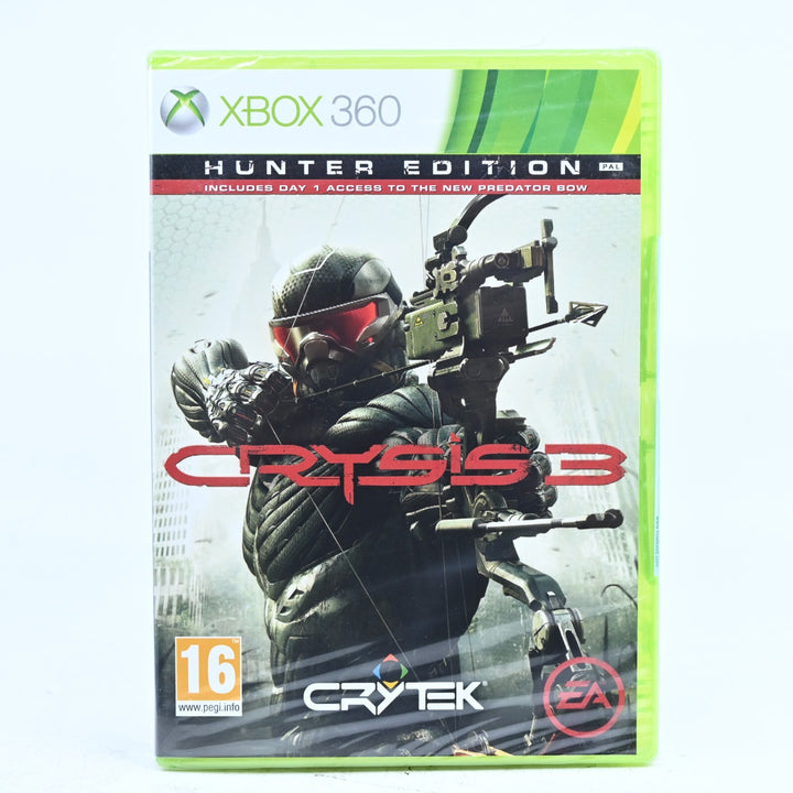 SEALED! Crysis 3: Hunter Edition - Xbox 360 Game + Manual - PAL - MINT DISC!