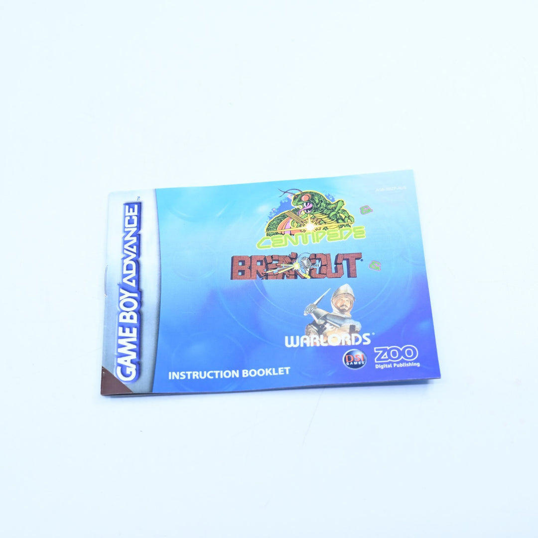 Centipede|Breakout|Warlords - GBA Boxed Game - PAL - FREE POST!