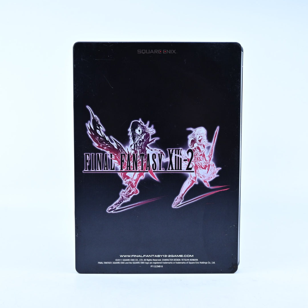 Final Fantasy XIII-2 - Xbox 360 Game + Manual + Steelbook - PAL - MINT DISC!