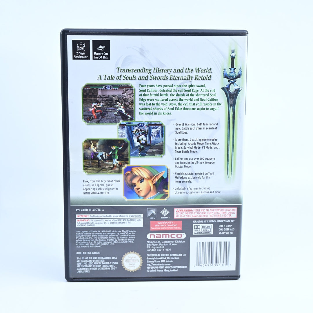 SoulCalibur II - Nintendo Gamecube Game + Manual - PAL - Soul Calibur II