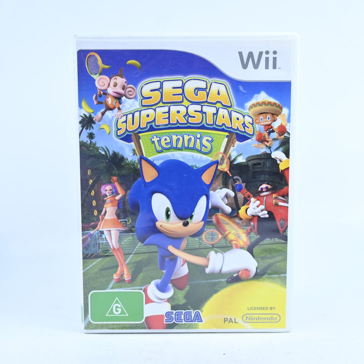 Sega Superstars Tennis - Nintendo Wii Game + Manual - PAL - MINT DISC!