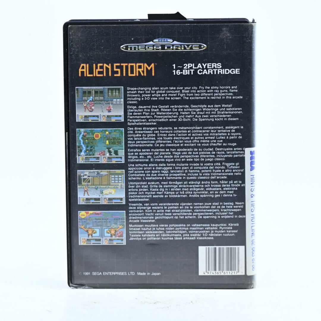 Alien Storm - Sega Mega Drive Game + Manual - PAL - FREE POST!