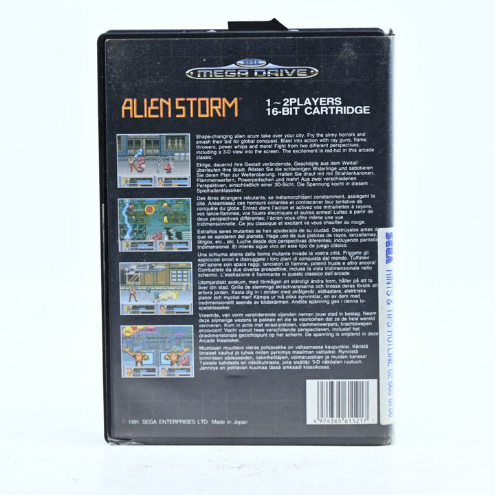 Alien Storm - Sega Mega Drive Game + Manual - PAL - FREE POST!