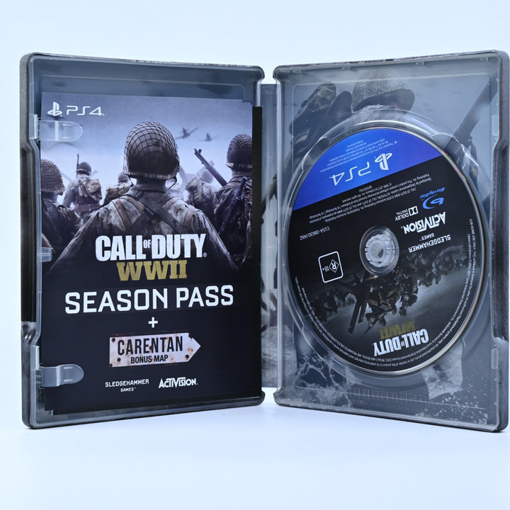 Call of Duty WWII / WW2 - Steelbook and Game - Sony Playstation 4 / PS4
