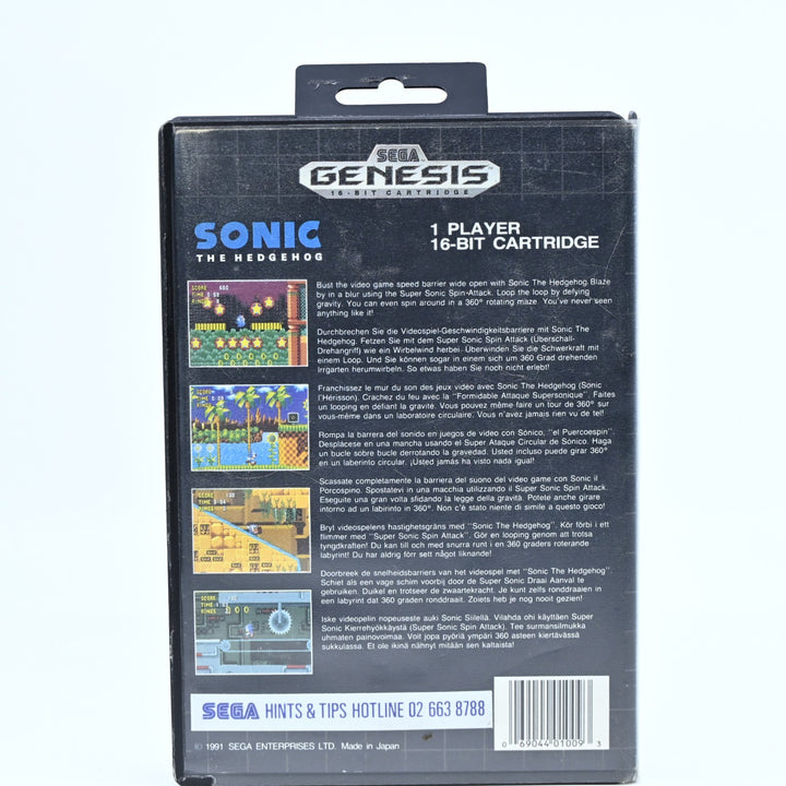 Sonic the Hedgehog - Sega Mega Drive Game - No Manual - PAL - FREE POST!