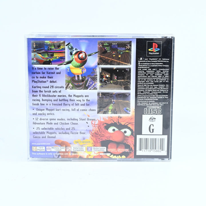 Muppet Racemania - Sony Playstation 1 / PS1 Game + Manual - PAL - MINT DISC!