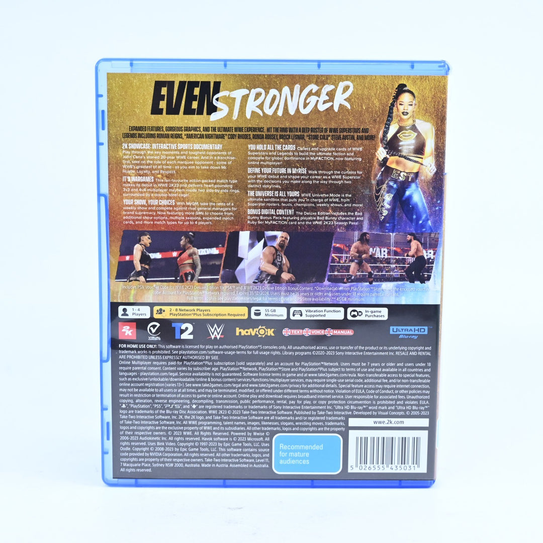 WWE 2K23 Deluxe Edition - Sony Playstation 5 / PS5 Game - FREE POST!