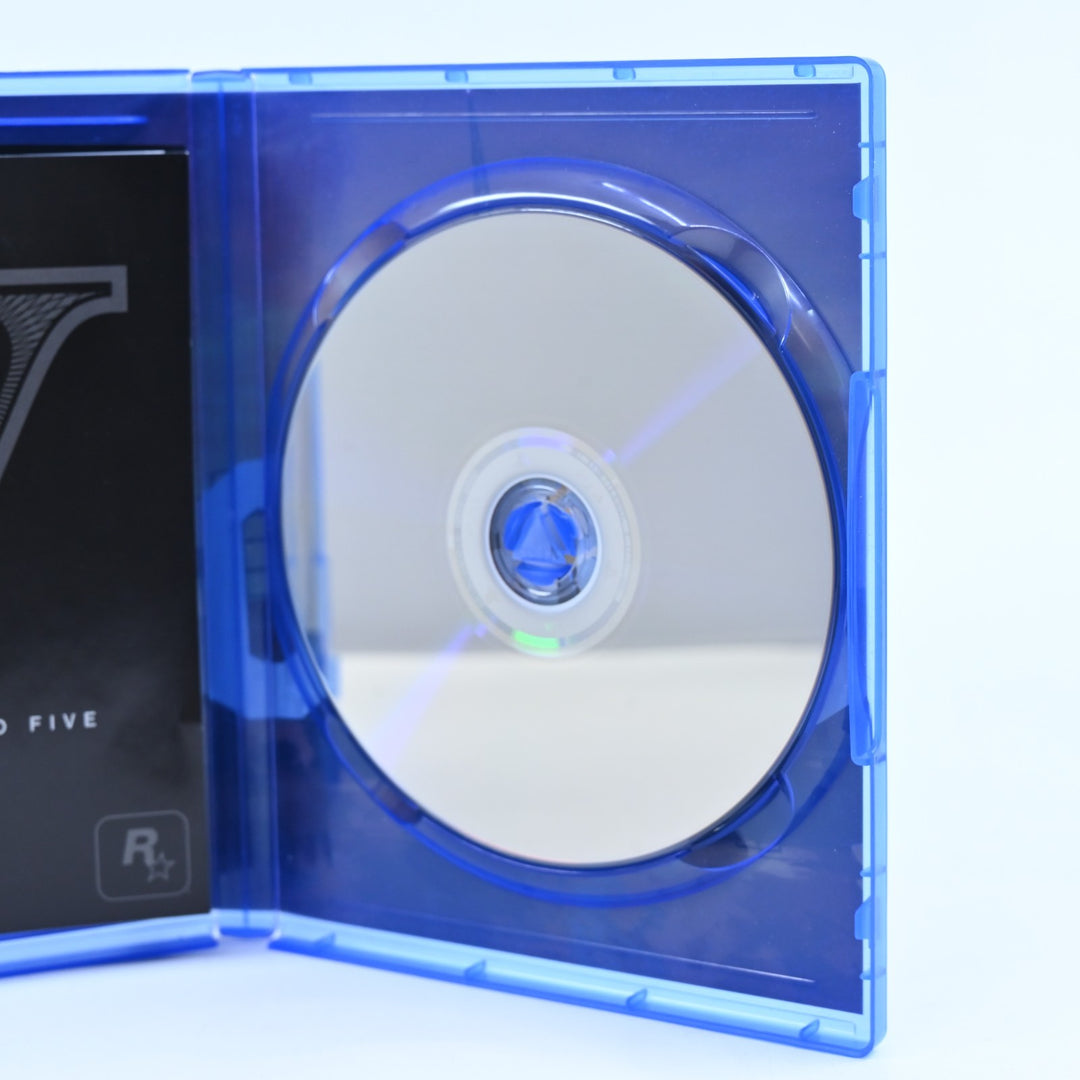 Grand Theft Auto V 5 - Sony Playstation 4 / PS4 Game + Manual + Map - MINT DISC!