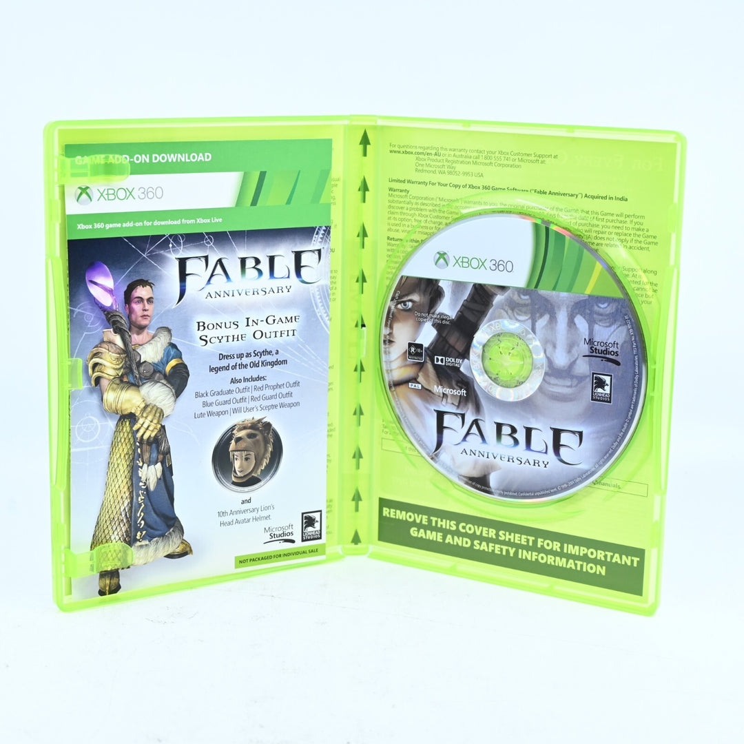 Fable Anniversary - Xbox 360 Game + Cover Slip - AUS PAL - MINT DISC!