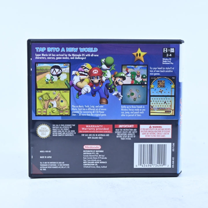 Super Mario 64 - Nintendo DS Game - PAL + Manual - FREE POST!