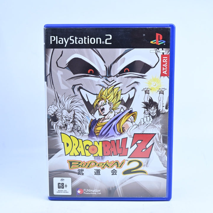 Dragon Ball Z: Budokai 2 - Sony Playstation 2 / PS2 Game + Manual - PAL