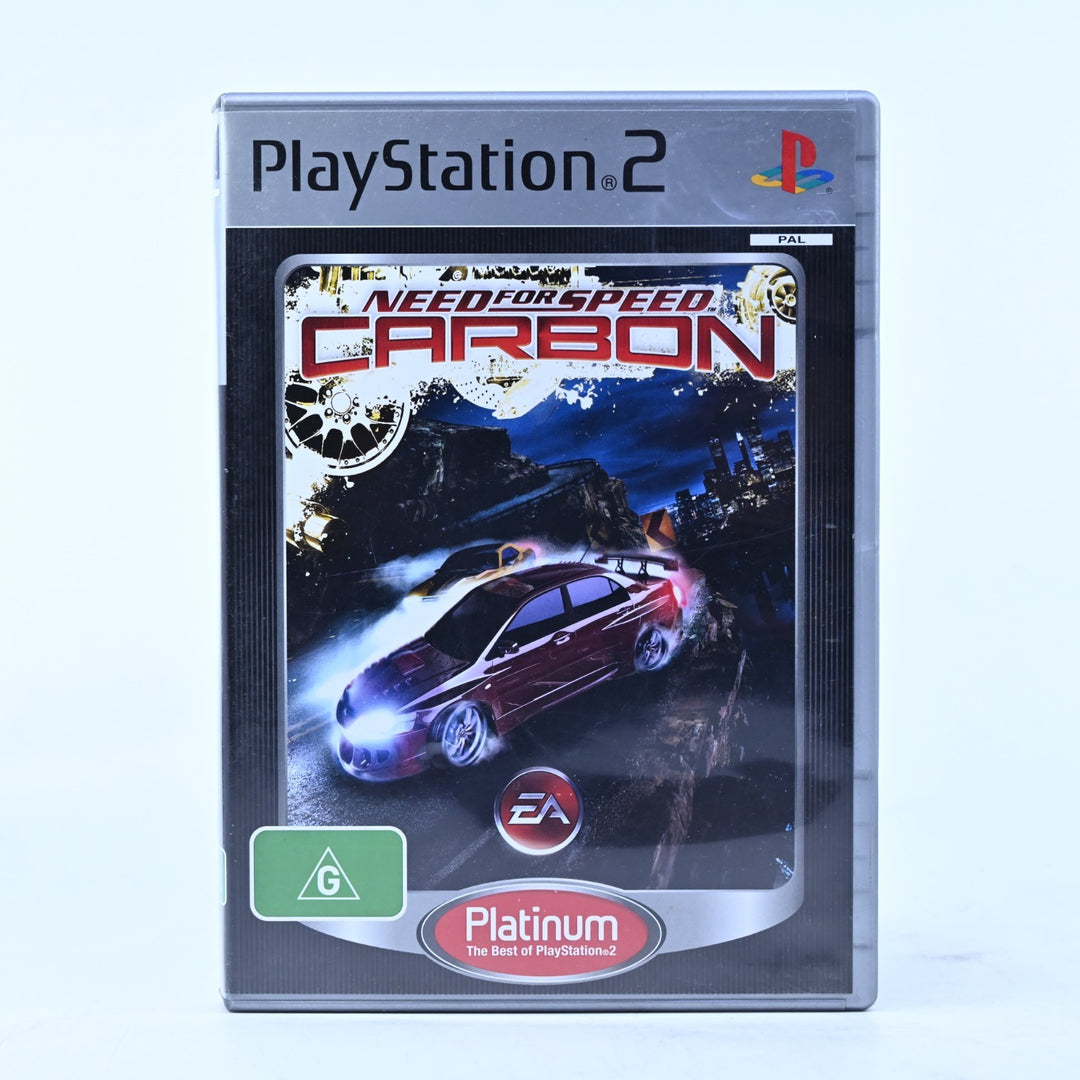 Need for Speed Carbon - Sony Playstation 2 / PS2 Game + Manual - PAL