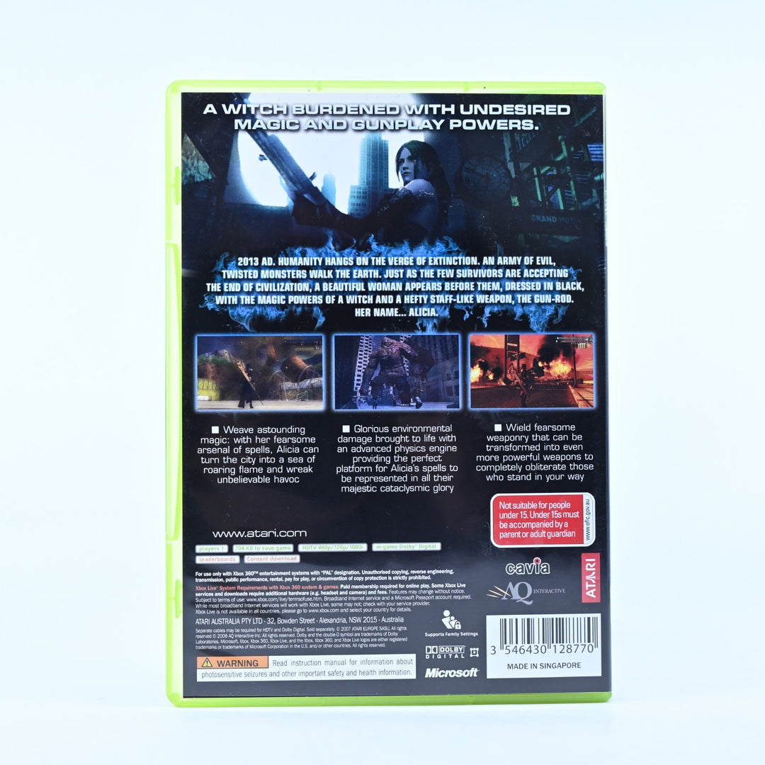 Bullet Witch - Xbox 360 Game + Manual - PAL - MINT DISC!