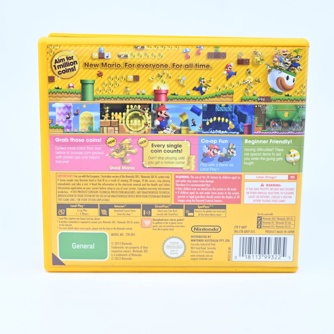 New Super Mario Bros. 2 Gold Coin Edition - Nintendo 3DS Game - PAL + Manual