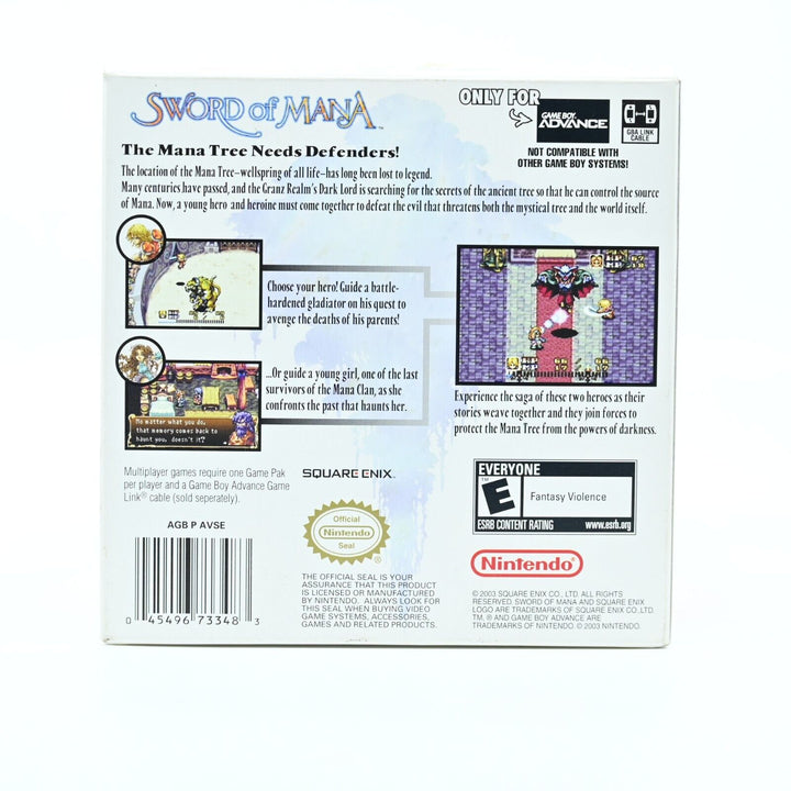 Sword of Mana - Nintendo Gameboy Advance / GBA Boxed Game - PAL - FREE POST!