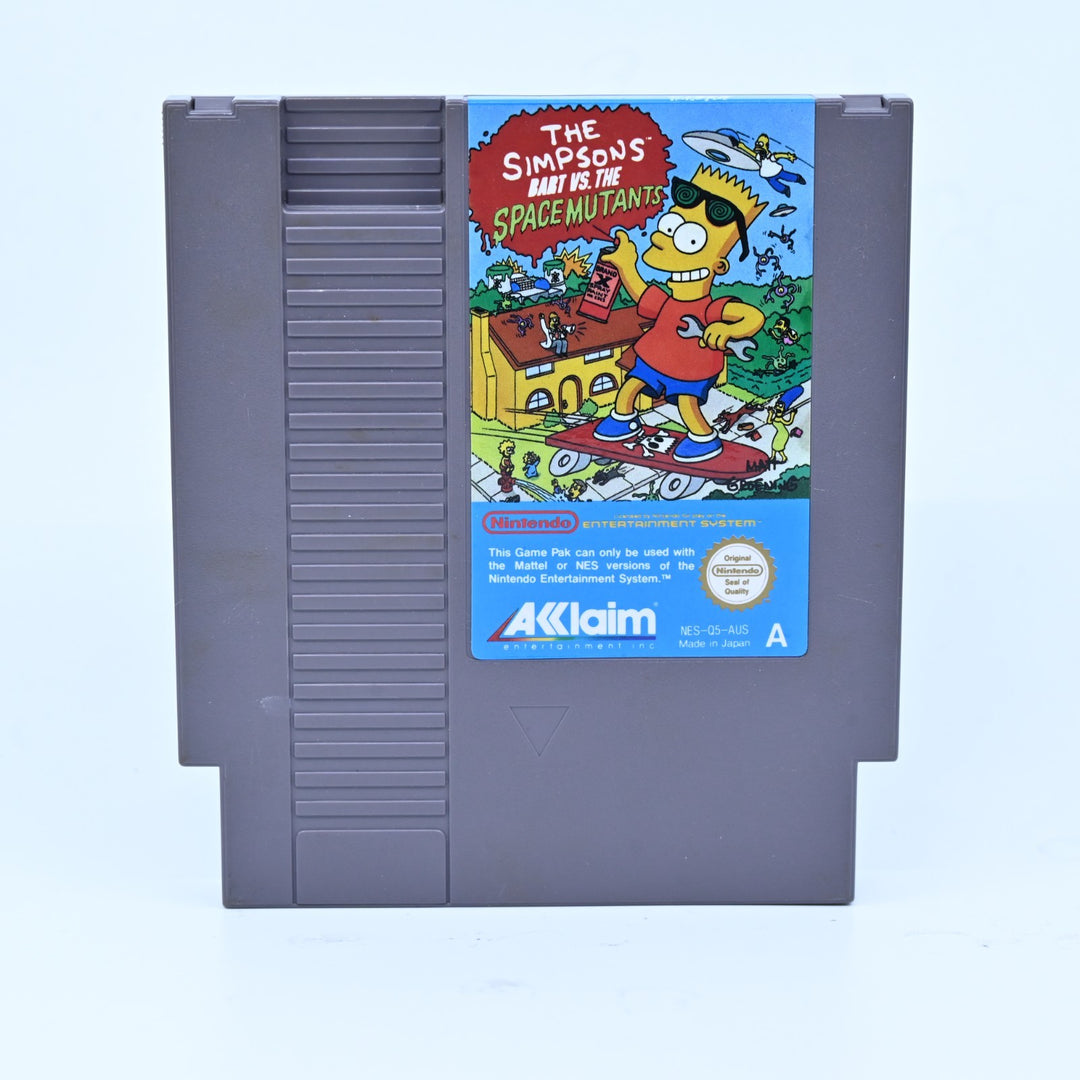 The Simpsons Bart Vs The Space Mutants - NES Boxed Game - PAL - FREE POST!