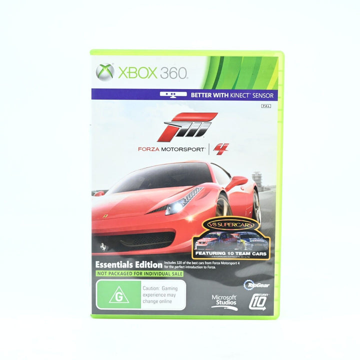 Forza Motorsport 4: Essentials Edition - Xbox 360 Game + Manual - PAL