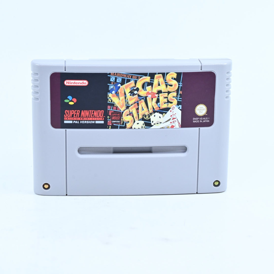 Vegas Stakes - Super Nintendo / SNES Boxed Game - PAL - FREE POST!