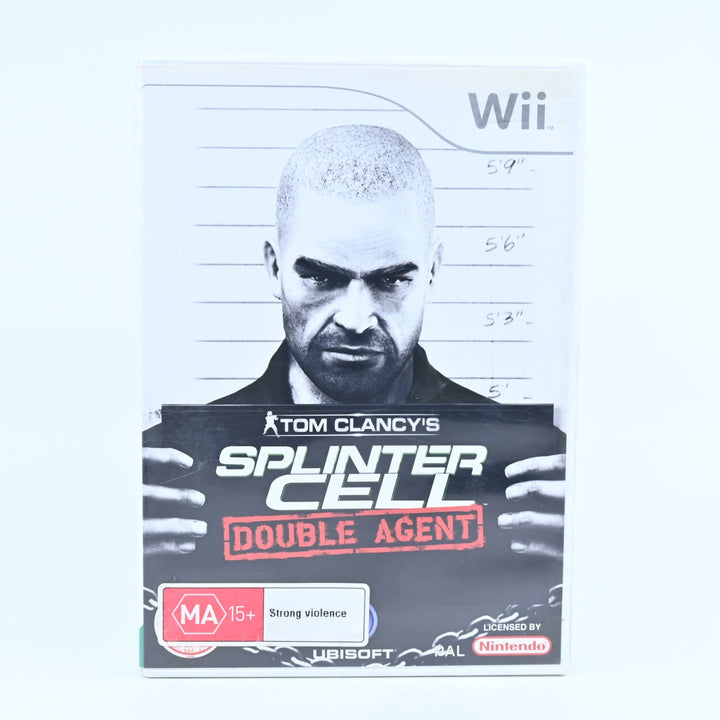 Tom Clancy's Splinter Cell: Double Agent - Nintendo Wii Game + Manual - PAL