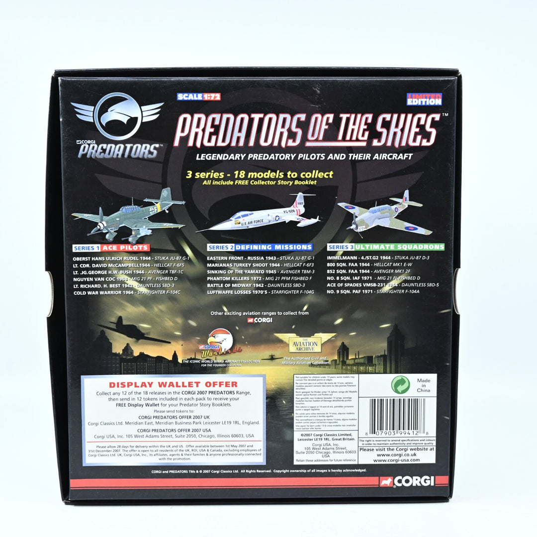 Corgi Predators 1:72 Lockheed F-104G Starfighter PR99412 - Plane